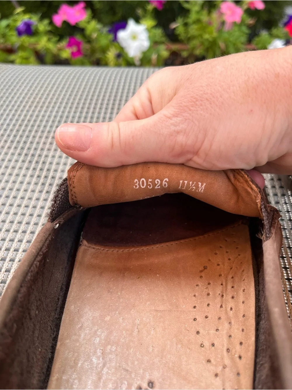 Clarks Men’s Brown Nubuck Leather Driving Loafers Size 11.5 M